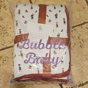 Bamboo Quilt Bubble Baby Pirate And Pecan New In Bag 85 X 65